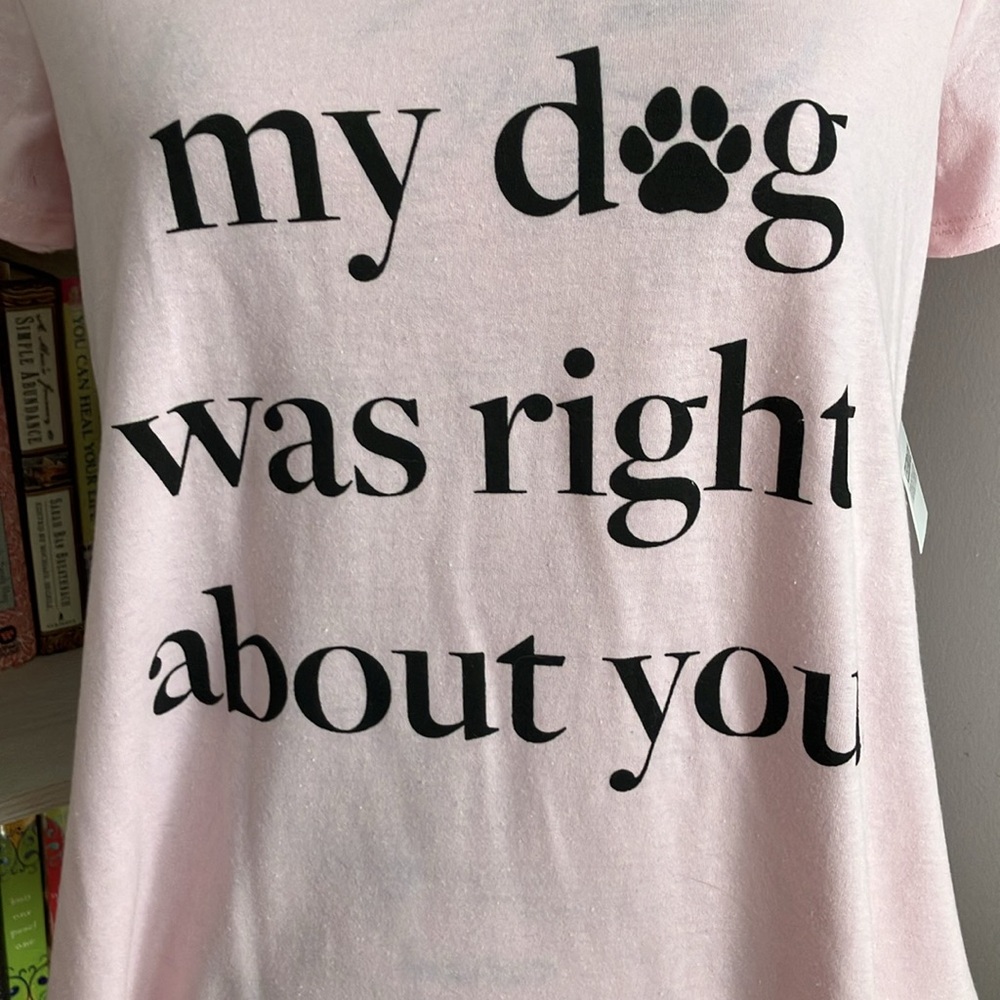 Cute Dog T-Shirt NWT - Picture 2 of 6